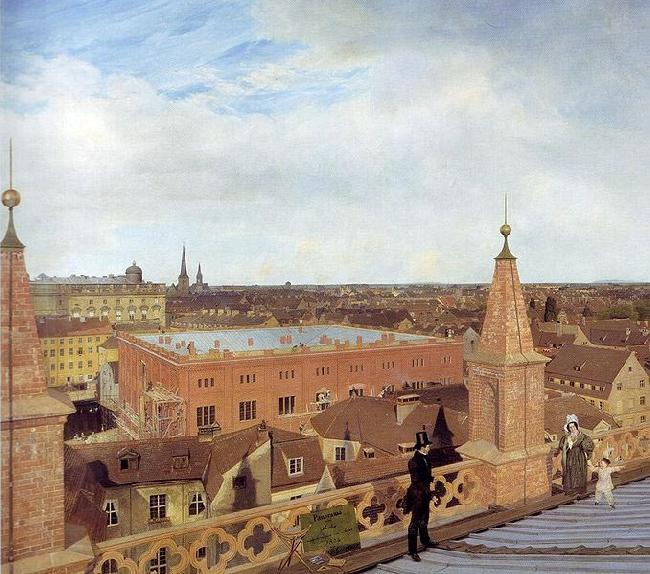 Eduard Gaertner Panorama of Berlin.